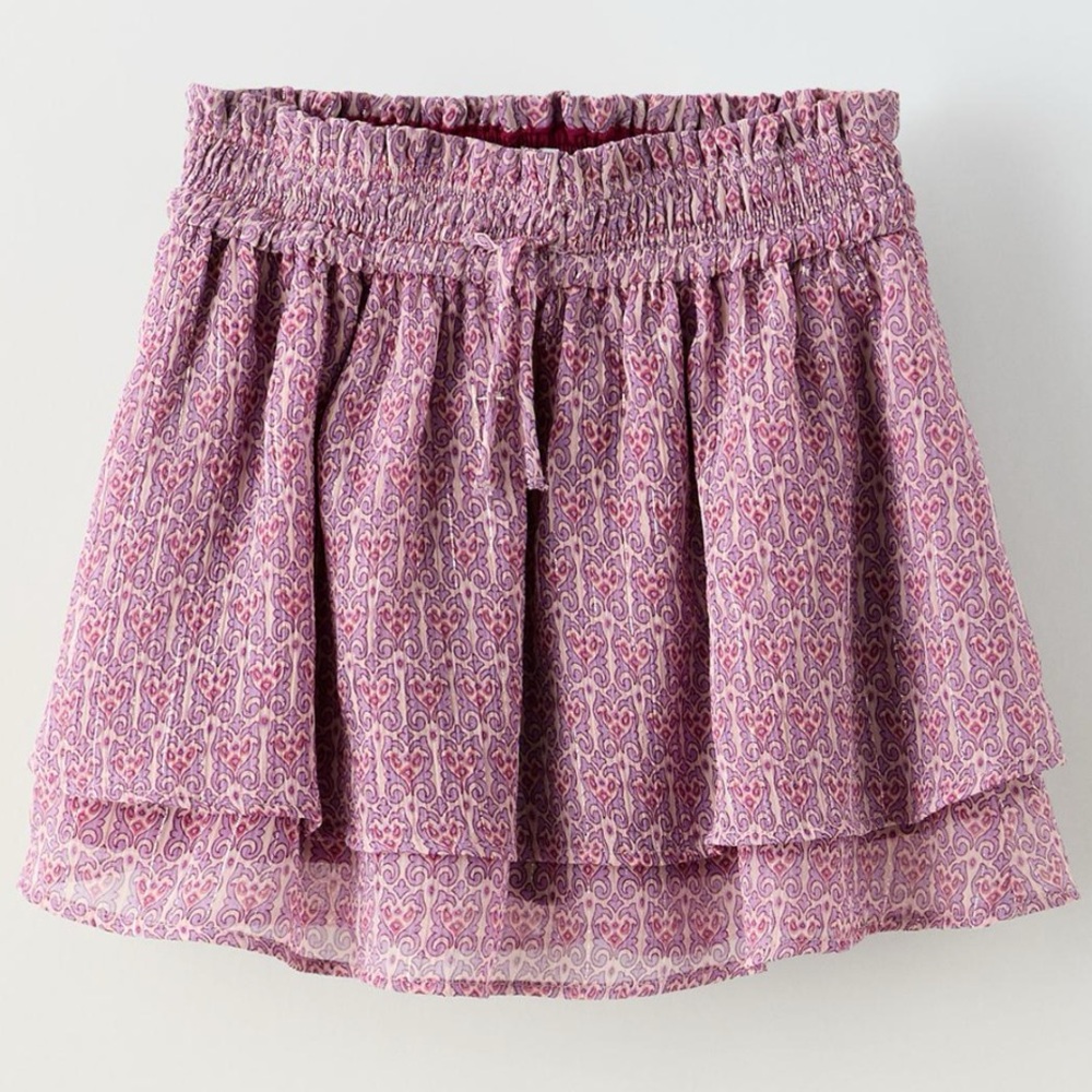 Zara Lightweight Ruffled Skort